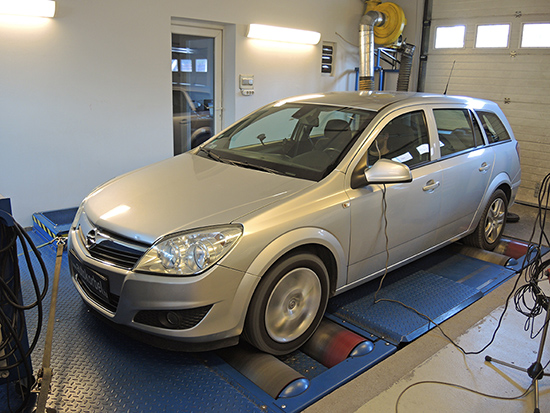 Opel Astra H 1,7 CDTI 110LE chiptuning teljesítménymérés